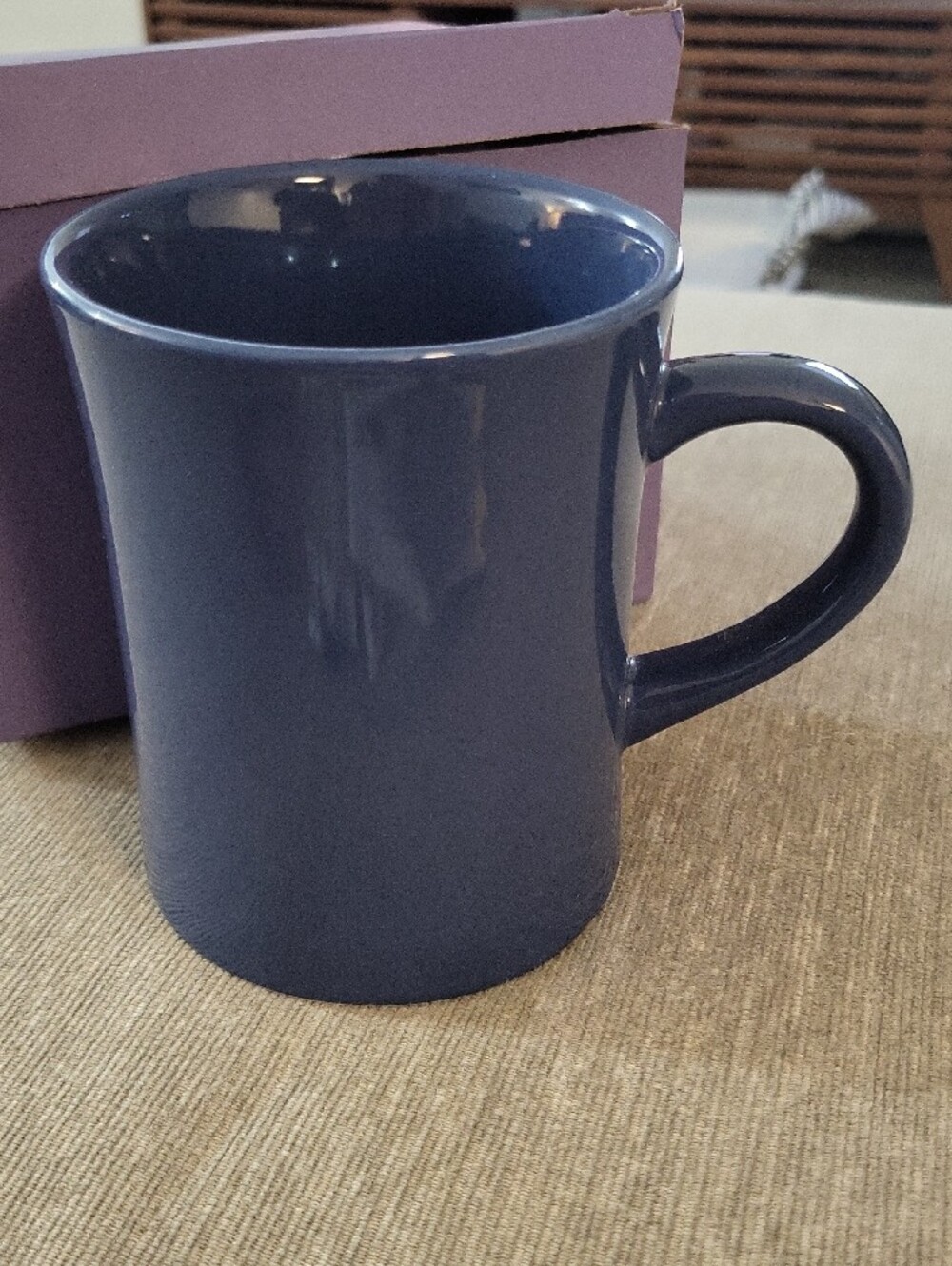 Free With Purchase - Life Is Good Navy Blue Ceramic Mug with Light Blue Graphic - Picture 5 of 5